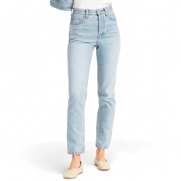 Everlane Denim - NWOT EVERLANE Curvy 90s Cheeky Straight Jean Light Wash Organic Size 27 Ankle